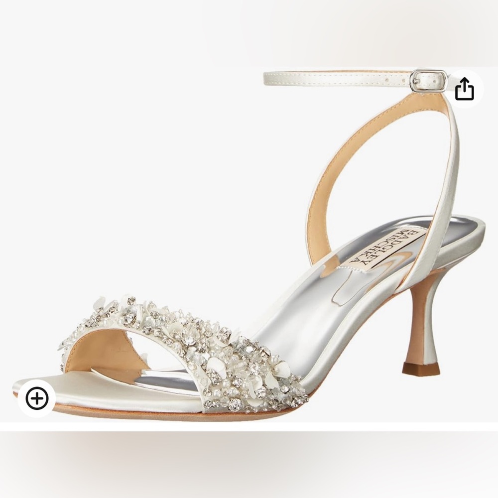 Stunning Telissa Bartley Mischka Beaded Sandals